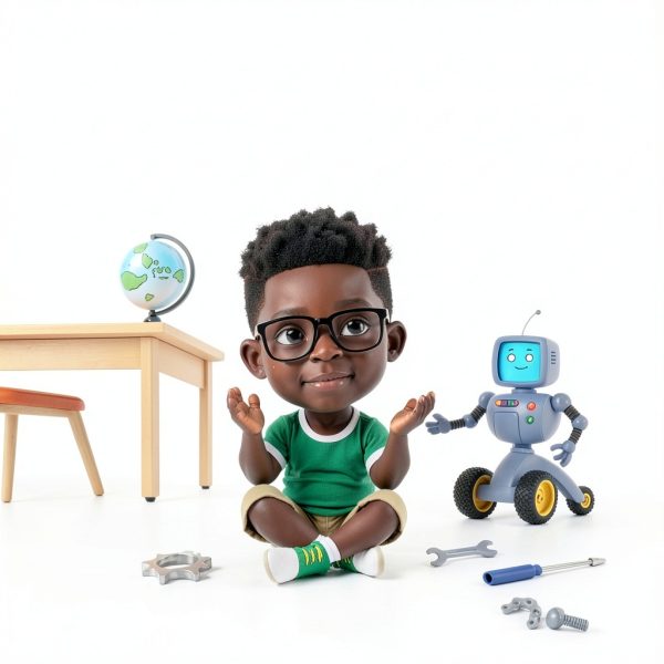 Robot Explorations: A Fun Learning Adventure for Kids-0