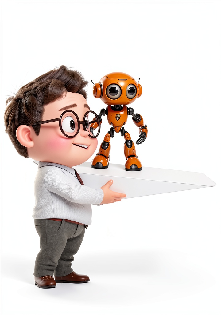 Installing Journey To Tomorrow Kids Robotics eBook XYZ Tech Reading Ages 5-12 on a wooden desk