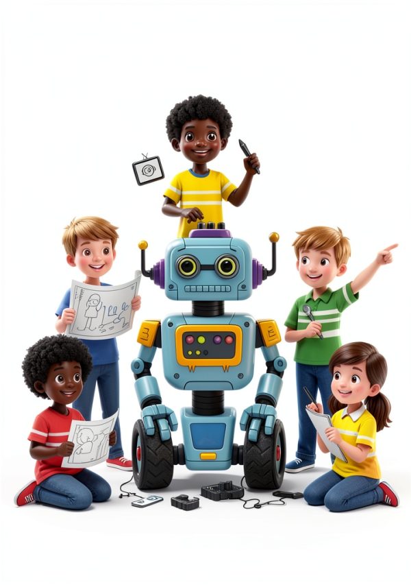 Children's Robotics Book for Kids 8-12 Years, Kindle Edition-0