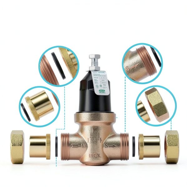 Zurn Wilkins 12-NR3XL 1/2" NR3XL Pressure Reducing Valve Single Union Female x Female NPT Connection-7