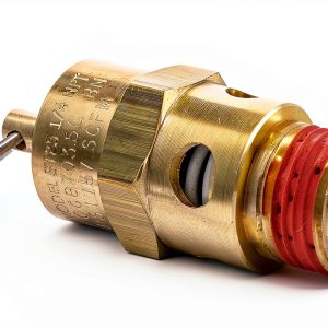 Control Devices ST25-1A175 Brass Soft Seat Safety Valve 175psi 1/4 NPT-0