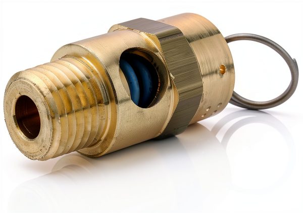 New 1/4" ASME Brass Safety relief Valve 175 PSI American made Compressed air pop off valve-1