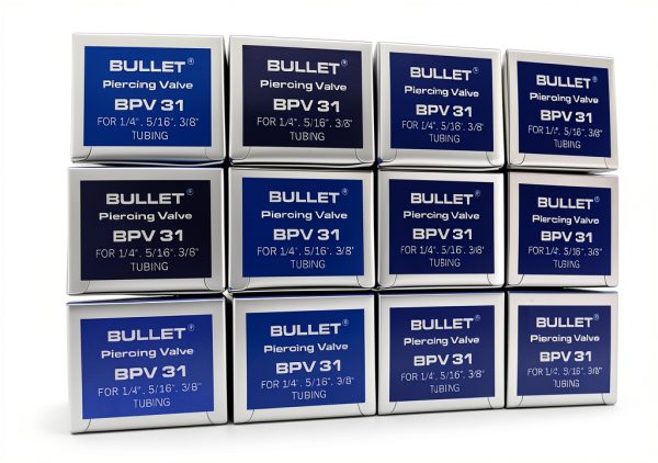 SUPCO BPV-31 Bullet 3-in-1 Line Tap Piercing Valve, 500 psi Pressure, 1/4", 5/16", and 3/8" OD Size (Pack of 12)-0