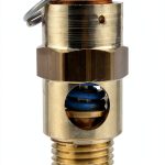 New 1/4" ASME Brass Safety relief Valve 175 PSI American made Compressed air pop off valve-0