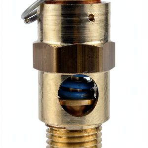 New 1/4" ASME Brass Safety relief Valve 175 PSI American made Compressed air pop off valve-0