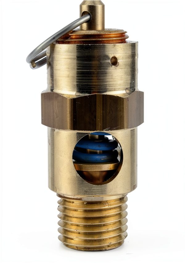 New 1/4" ASME Brass Safety relief Valve 175 PSI American made Compressed air pop off valve-0