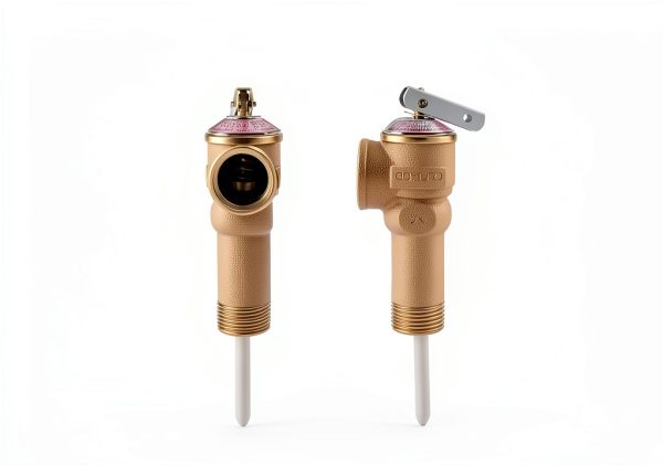 Cash Acme 3/4 Inch NCLX-5LX Temperature and Pressure Relief Valve, Push to Connect Brass Plumbing Fittings, Copper, CPVC Pipe, 150 PSI, 19783-0150 Bronze-1