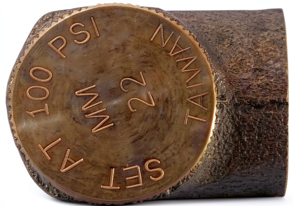 Merrill Lead Free 1/2" Pressure Relief Valve No Lead Brass 100 PSI-3