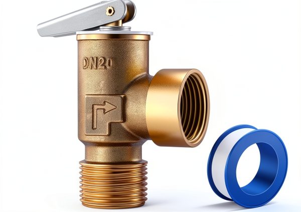 30 PSI Pressure Relief Valve Gulfmew Brass Boiler Valve 3/4 NPT-0
