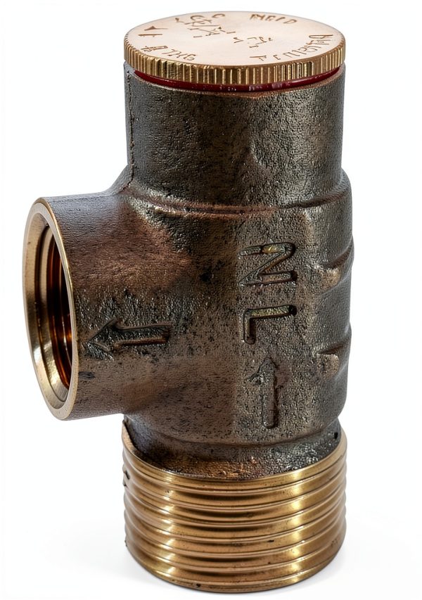 Lead Free 3/4 Pressure Relief Valve Merrill - No Lead Brass 100 PSI-5