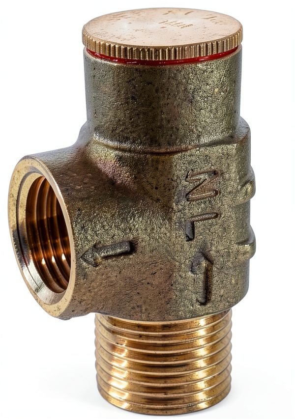 Merrill Lead Free 1/2" Pressure Relief Valve No Lead Brass 100 PSI-6