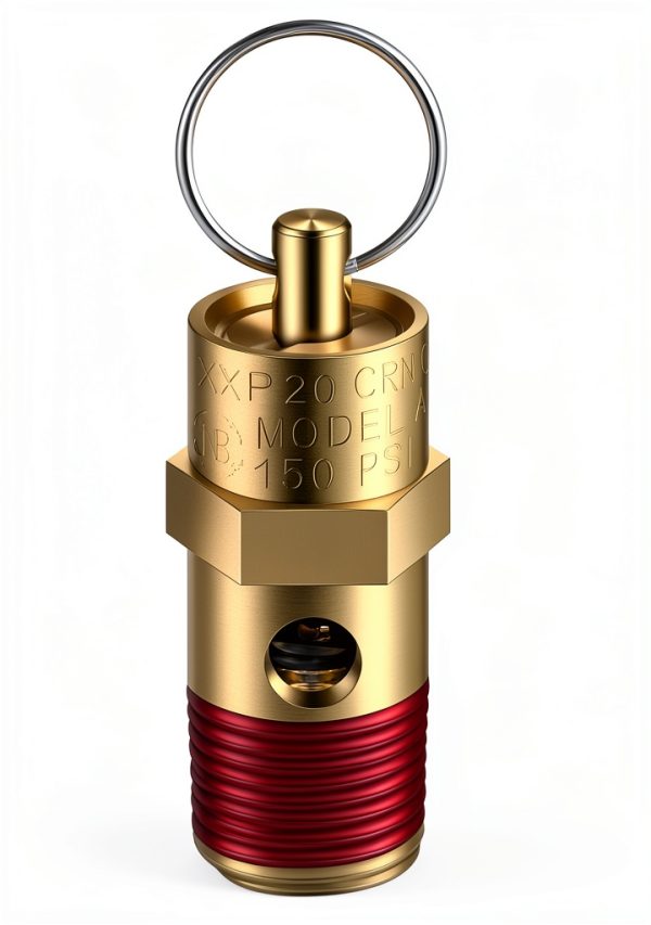 MTQY 1/4 NPT Air Compressor Relief Valve - Brass Dual Pack 175 PSI-4